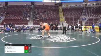 182 lbs Prelims - Matt Petrilla, Corry Area Hs vs Tyler Waltman, Southern Columbia Area Hs