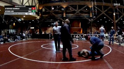 215 lbs Quarters & 1st Wb (16 Team) - Ayden Lee, Union County vs A`Kevias Gamble, Glenn Hills