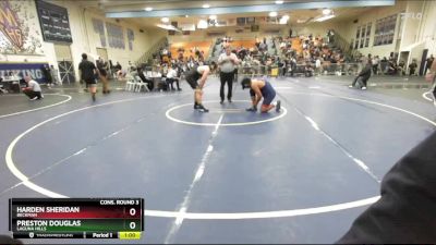 215 lbs Cons. Round 3 - Preston Douglas, Laguna Hills vs Harden Sheridan, Beckman