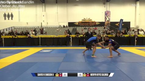 Mervyn Reyes Salonga vs David R Emison II 2024 World IBJJF Jiu-Jitsu No-Gi Championship