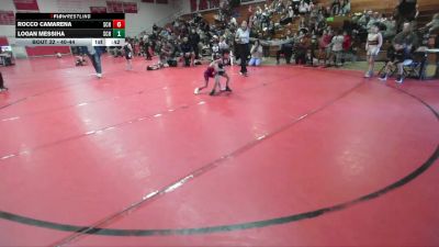 40-44 lbs Round 4 - Rocco Camarena, So Cal Hammers vs Logan Messiha, So Cal Hammers