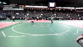 85 lbs Cons. Round 1 - Tanner Dauer, EWO3 vs Brooks Besancon, Unattached