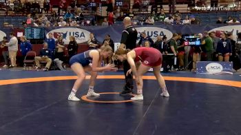 76 kg Consolation - Emily Cue, Unattached vs Jesse Kirby, Patriot Wrestling Club