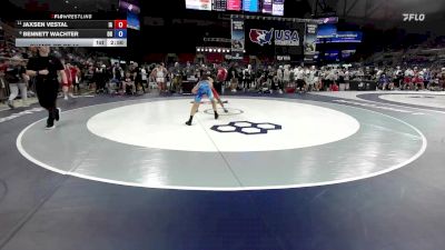 100 lbs Champ. Rd Of 16 - Jaxsen Vestal, IA vs Bennett Wachter, OH