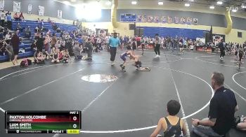58 lbs Cons. Round 2 - Paxton Holcombe, Carolina Reapers vs Liam Smith, Gaston Grizzlies