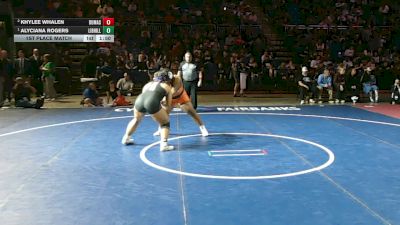 5A 235 lbs 1st Place Match - Alyciana Rogers, Liberty Hill vs Khylee Whalen, Dumas