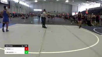 130 lbs Semifinal - Sebastian Sosa, Gold Rush vs Isaiah Bertalotto, Turlock