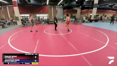 132 lbs Cons. Round 4 - Thales Rivas, Rise Wrestling vs Jonathan Moss, 806 Elite Wrestling