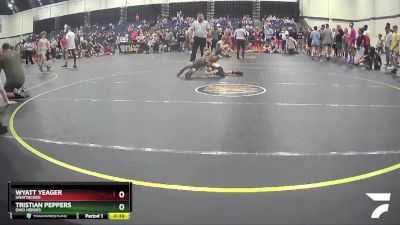 60 lbs Round 1 - Tristian Peppers, Ohio Heroes vs Wyatt Yeager, Unattached