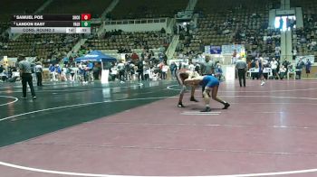 5A 150 lbs Cons. Round 3 - Samuel Poe, Shelby County vs Landon East, Valley High School