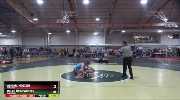 130 lbs Quarterfinal - Abigail Mozden, ALLIANCE vs Rylee Dearwester, HARRISON