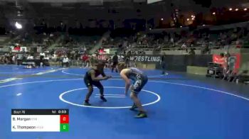 Consolation - Bralen Morgan, Pitbull Wrestling Academy vs Kaylee Thompson, Mulvane Jr WC