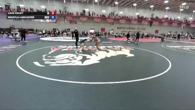 160 A Champ. Round 1 - Mikayla Lancaster, Menlo College vs Love Daley, Sacred Heart