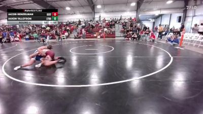 158-161 lbs Round 4 - Jaxon Tillotson, Lyman vs Jacob Renzelman, Berthoud
