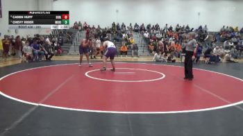 285 lbs Round 4 - Chevy Rider, Muscatine vs Caden Huff, Burlington