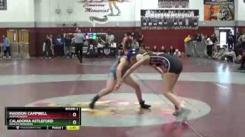 111 lbs Round 2 - Madison Campbell, SLAM Academy vs Caladonia Astleford, Rancho Bernardo