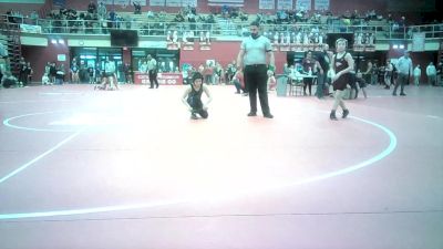 10U - 84 lbs Champ. Round 1 - Anthony Quiroz, Region Wrestling Academy vs Kole Haber, Indiana