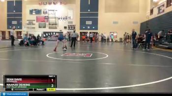 182 lbs 5th Place Match - Naaman Deakins, East Valley (Spokane) vs Sean Davis, Ellensburg