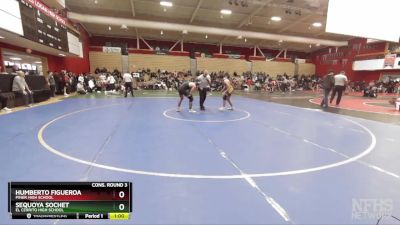 140 lbs Cons. Round 3 - Humberto Figueroa, Piner High School vs Sequoya Sochet, El Cerrito High School