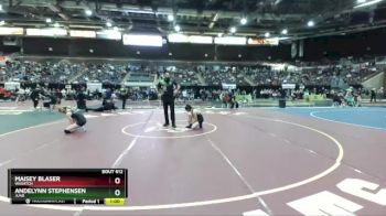 107 lbs Cons. Round 4 - Andelynn Stephensen, Juab vs Maisey Blaser, Wasatch