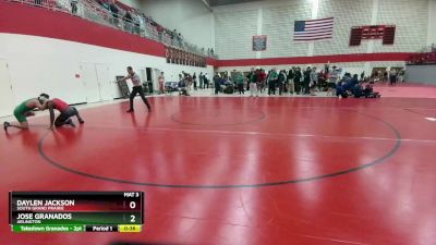 157 lbs Cons. Round 2 - Daylen Jackson, South Grand Prairie vs Jose Granados, Arlington