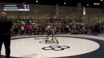 87 kg Cons. Sub-semis - Lucas Ricketts, Maurer Coughlin Wrestling Club vs Hunter Humphrey, Tiger Wrestling Club