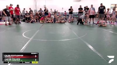 52 lbs Round 4 (8 Team) - Caleb Stottlemyer, Warhawks vs Carter Pollock, U2 Upstate Uprising Blue