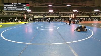 6-8 110 Cons. Round 2 - Graham Bartelt, Ocean Lakes Wrestling Club vs Michael Morales, Virginia Team Predator