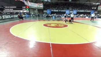 Boys 2A 106 lbs Cons. Round 2 - Elijah Rios, Toppenish vs Micah Kanooth, Clarkston