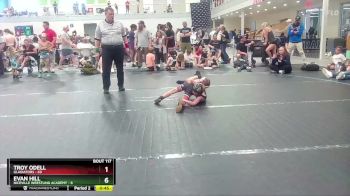 48 lbs Quarterfinal - Evan Hill, Niceville Wrestling Academy vs Troy ODell, Gladiators