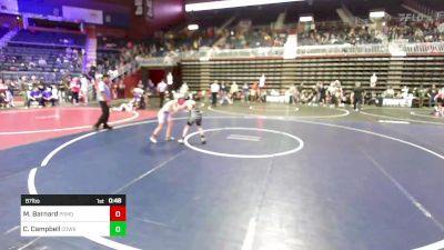 87 lbs Rr Rnd 2 - Mackenzy Barnard, Pomona Elite vs Cash Campbell, Cowboy Kids WC