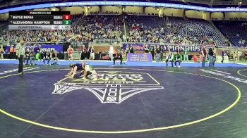 Girls-145 lbs Quarterfinal - Alexandria Hampton, West Bloomfield Hs Girls vs Bayle Buvia, Oa Carlson Hs Girls