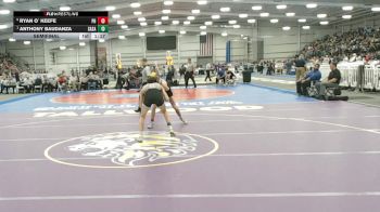 4 - 132 lbs Semifinal - Anthony Baudanza, Salem (Salem) vs Ryan O` Keefe, Patrick Henry - Ashland