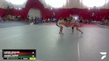 150 lbs Round 3 (16 Team) - Carter Henschel, West Bend East vs Dominic Marino, Glenbrook South 2