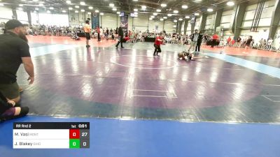 75 lbs Rr Rnd 2 - Michael Vasi, Montville vs Jamison Blakey, Ohio Titan Grey