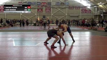 184 lbs Cons. Semi - Vincent Player, Bridgewater State vs Gabe Monroe, Coast Guard