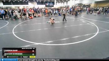 67 lbs Quarterfinal - Grayson Schroeder, MN vs Cameron Ramp, IL