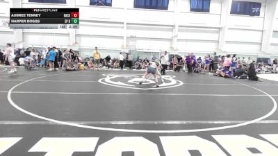 89 lbs Round Robin 3 - Aubree Tenney, Backyard Barbies Purple vs Harper Boggs, EP Rattlers-Girls