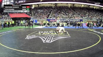 D1-157 lbs 1st Place Match - Braylenn Aulbach, Rockford HS vs Kyle Jelinek, Davison HS