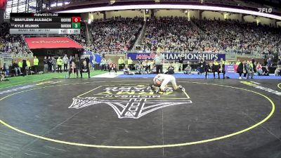 D1-157 lbs 1st Place Match - Braylenn Aulbach, Rockford HS vs Kyle Jelinek, Davison HS