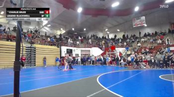 125 lbs Cons. Round 3 - Charlie Miles, Terre Haute South Vigo vs Legend Blackwell, Merrillville Pirates
