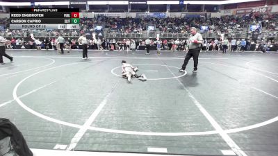 60 lbs Round Of 16 - Reed Engbroten, Purler vs Carson Caprio, Slyfox Wrestling Academy
