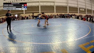144 lbs Cons. Round 3 - Ezekiel Gasca, Arizona vs Cayson Mastberg, Alaska