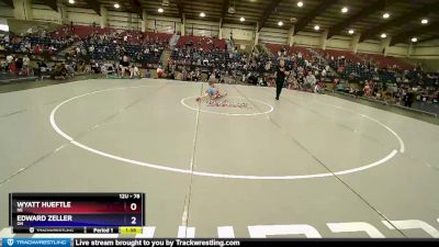 78 lbs Semifinal - Wyatt Hueftle, NE vs Edward Zeller, OH