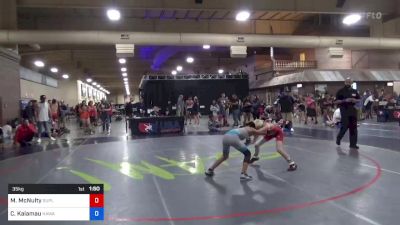 35 kg Cons 8 #1 - Matthew McNulty, Suples Wrestling Club vs Chazeron Kalamau, Hawaii