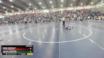 47 lbs Semifinal - Hank Whiteley, Pleasant Grove/TUG vs Briggs Spencer, Fremont Wrestling Club