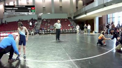 70 lbs Champ. Round 1 - James Roy, McLean Lions vs Roman Lopez, Powhatan Youth Wrestling Club