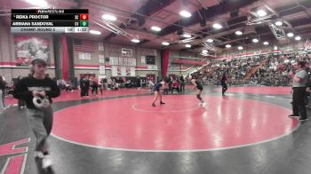 110 lbs Champ. Round 3 - Reika Proctor, Steele Canyon vs Arriana Sandoval, Citrus Valley