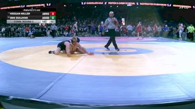 D2-138 lbs Cons. Round 2 - Ben Sullivan, Ann Arbor Father Gabriel Richard vs Keegan Miller, Madison Heights Lamphere