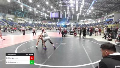 125 lbs Consolation - Rocky Roybal, Blevins Middle School vs Raif Robinson, La Junta Jr/Sr High School